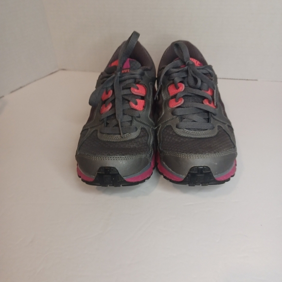 Nike Shoes Women's 9 Dual Fusion ST2 Athletic Low Sneakers 454240-066 Gray‎ Pink - Picture 4 of 7